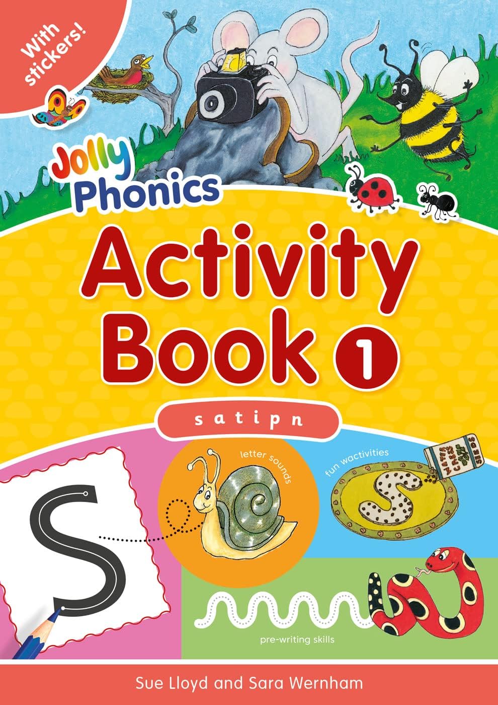 Jolly Phonics Activity Book 1: in Precursive Letters (British English edition) (Jolly Phonics Activity Books, set 1-7 Updated Edition)