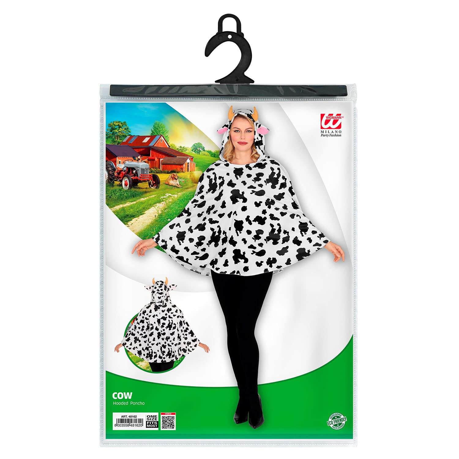 W WIDMANN MILANO Poncho Déguisement Girafe – Capuche En Peluche Douce, Taille 98 Cm, Pour Enfant 1-2 Ans – Carnaval, Anniversaire, Jeu Imaginaire