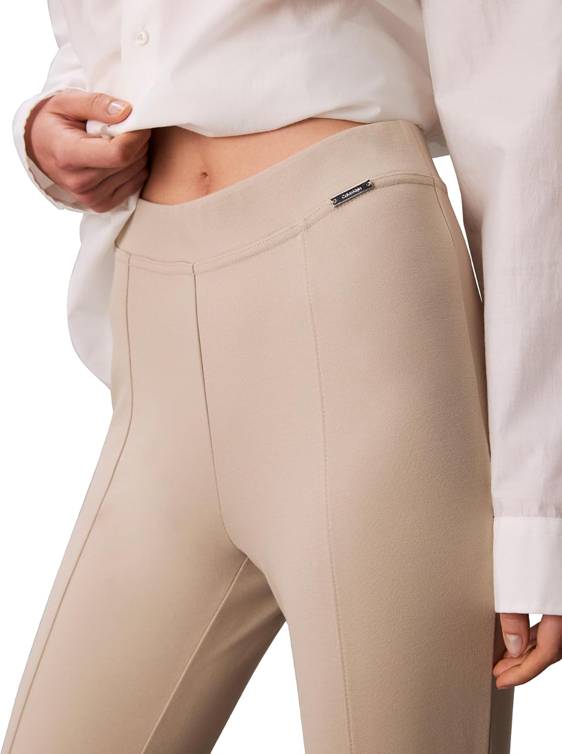 Calvin Klein Womens Ponte Skinny Fit Pants - Image 4