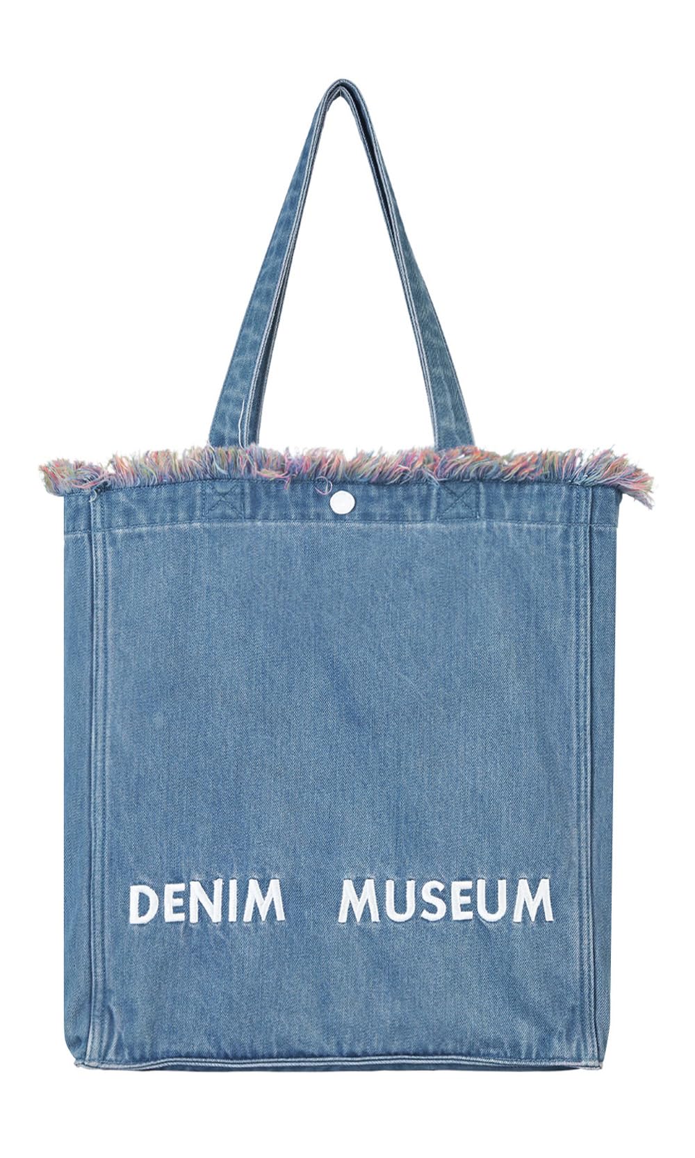 Aesthetic Premium Red Yarn Fringe Boho Tote Bag for Women – Lightweight Foldable Large Denim Shoulder Purse with Pockets, 2025 Summer Niche Hobo-Inspired Artistic Everyday Designer Handbag