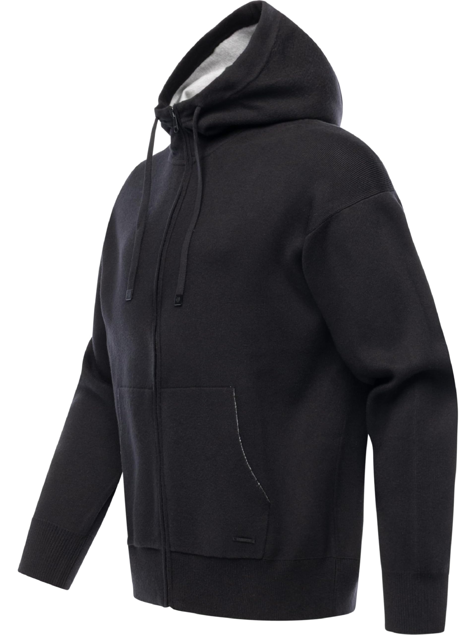 Ragwear Cardigan da uomo con zip effetto felpa, giacca leggera in maglia fine con cerniera raggan Zip S-XXL