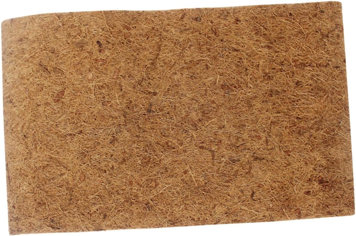 Reptile Coconut Fiber Carpet Mat Soft Terrarium Bedding for Lizards Tortoises Geckos Easy Clean Substrate Liner for Terrarium Habitat