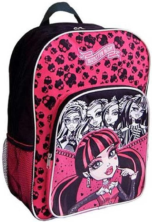 MONSTER HIGH Mochila Grande Draculaura rosa : Amazon.es: Juguetes y juegos