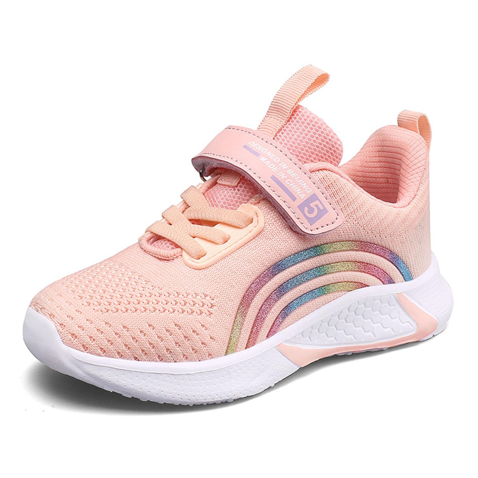 Baskets tendance 2026 pour filles avec maille respirante rose pointure 28.5 pour le running - 8