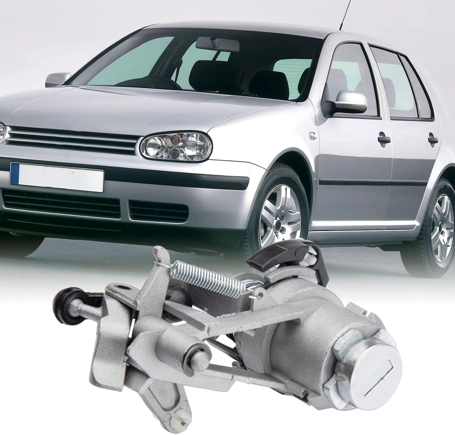 Rear Tailgate Boot Lock Latch for Vw for Golf for Giv for Lupo for Seat for Arosa 1997-2006 Car Accessories 1J6827297G Car Tailgate Trunk Boot Lock Cylinder with 2 Keys Trunk Boot Lock