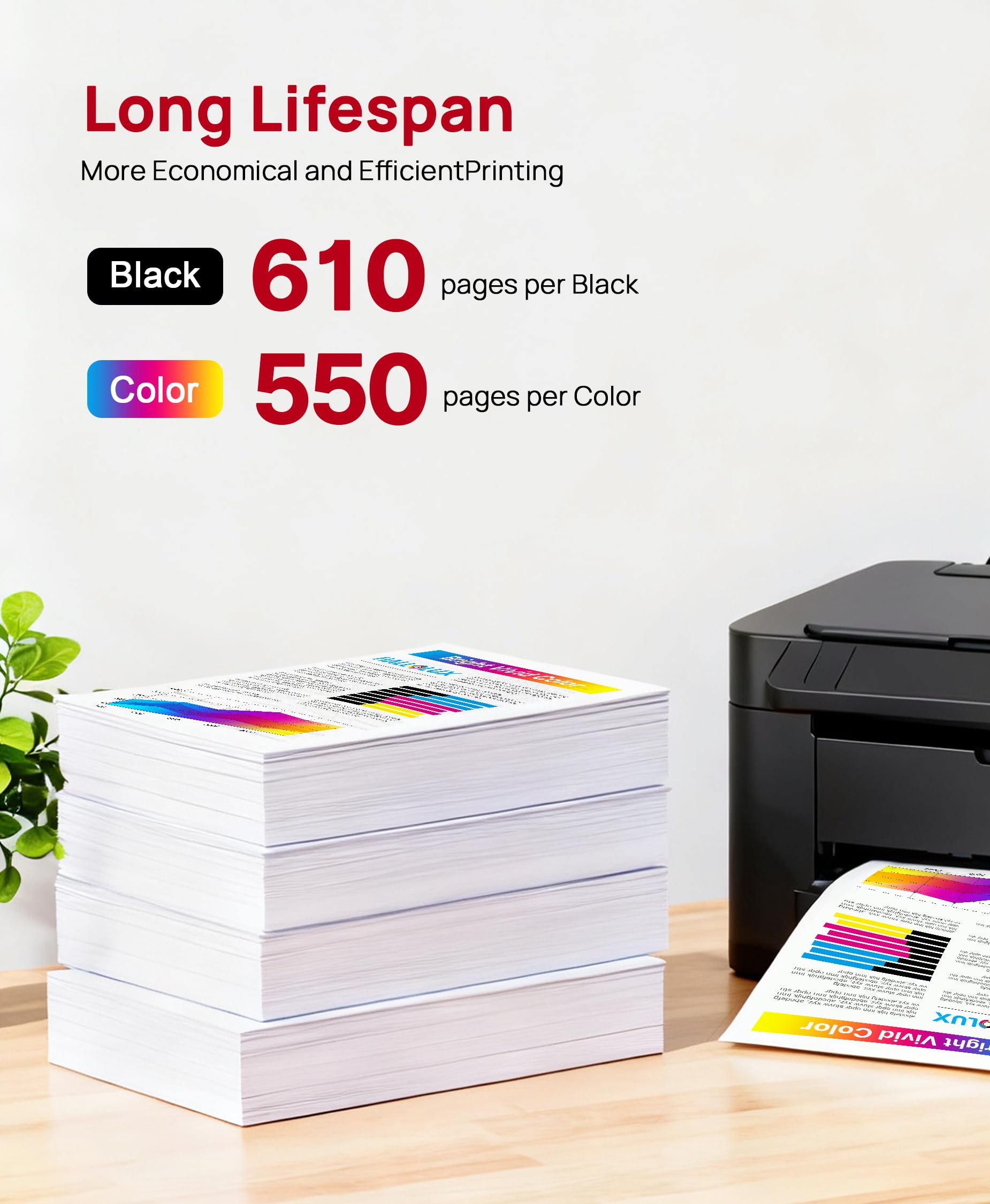 HALLOLUX PG-540XL CL-541XL Cartucce d'inchiostro Sostituzione per Canon 540 541 PG 540 XL CL 541 XL per Canon TS5150 TS5151 per Pixma MG3650 MG3650S MG3600 MX475 MX535 MG3500 MG3550 (Nero e Colore)