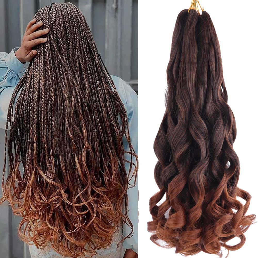 Amazon.com : XCXINGJIA Spanish Curly Braids Hair 7 Pack Loose Wavy Spiral  Curl French Crochet Braid Deep Wave Synthetic Extensions Pre Stretched  Bouncy Braiding 22 inch 75gpack (22 （7 pack）, T1B30#) : Beauty & Personal  Care