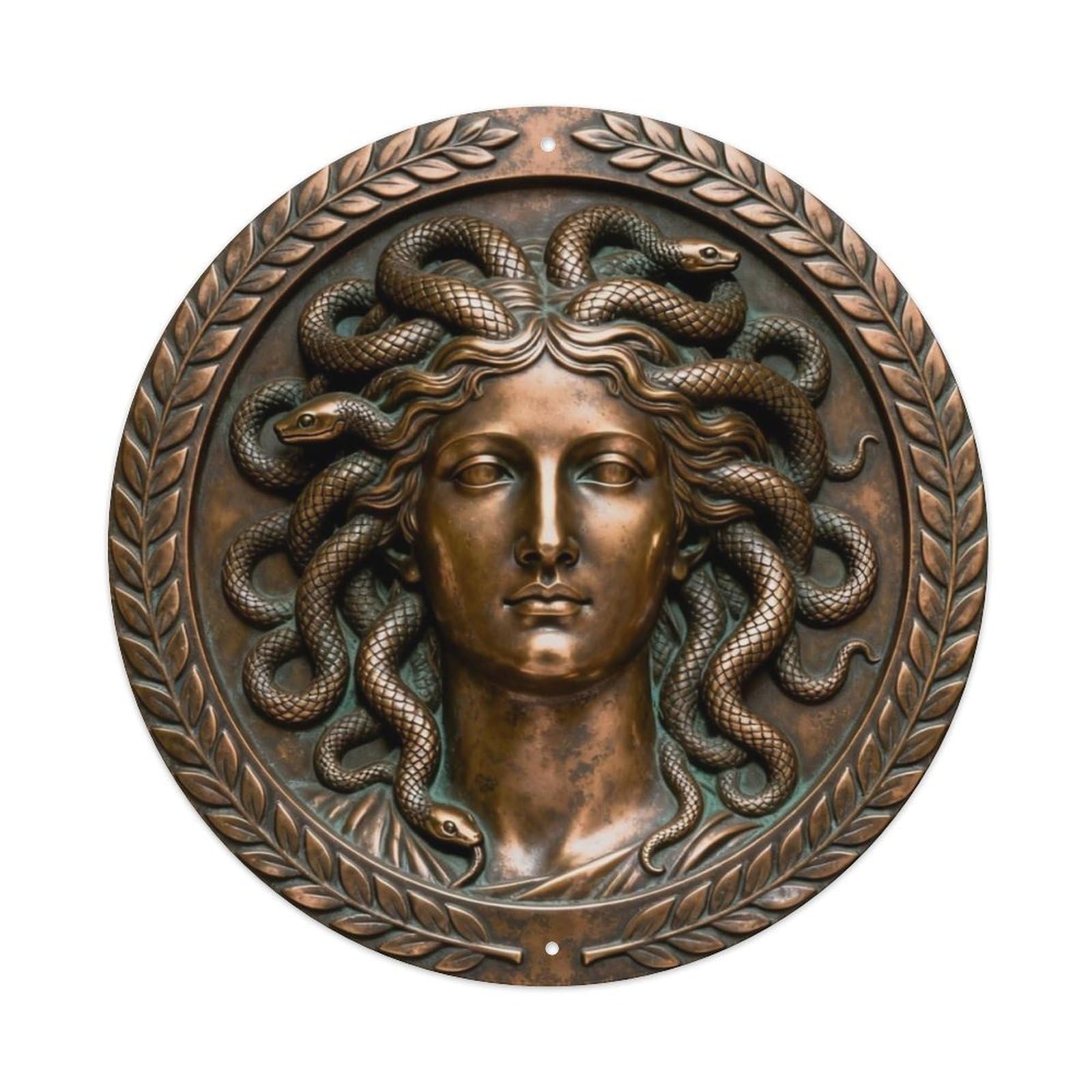 Medusa Snake Hair Myth Metal Tin Sign Plaque