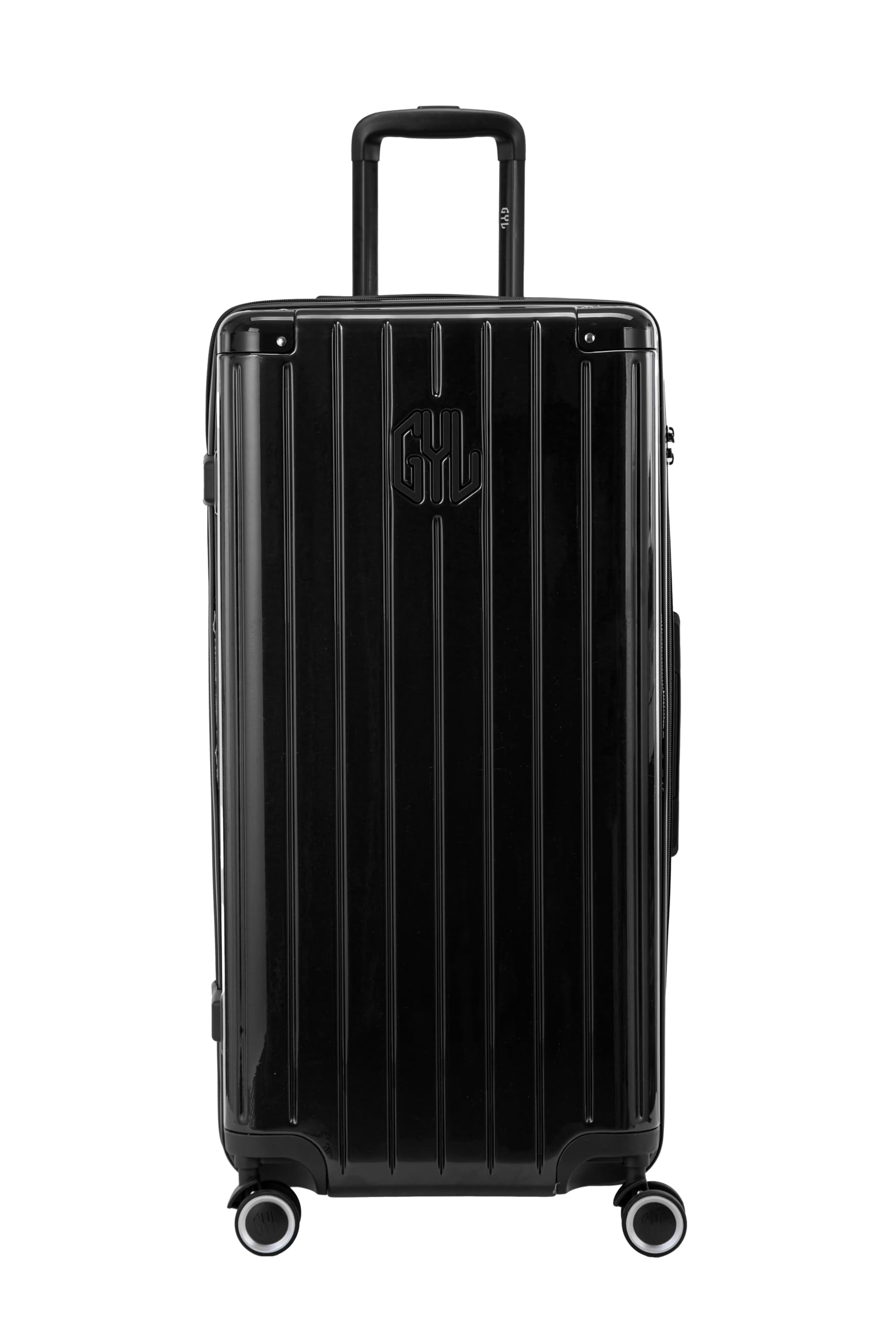 GYL Intemporelle, Valise Trunk Soute Rigide, (78 x 37 x 37 cm) - 4,5Kg - 115L - Polycarbonate - Sérrure TSA - Garantie à Vie, Noir