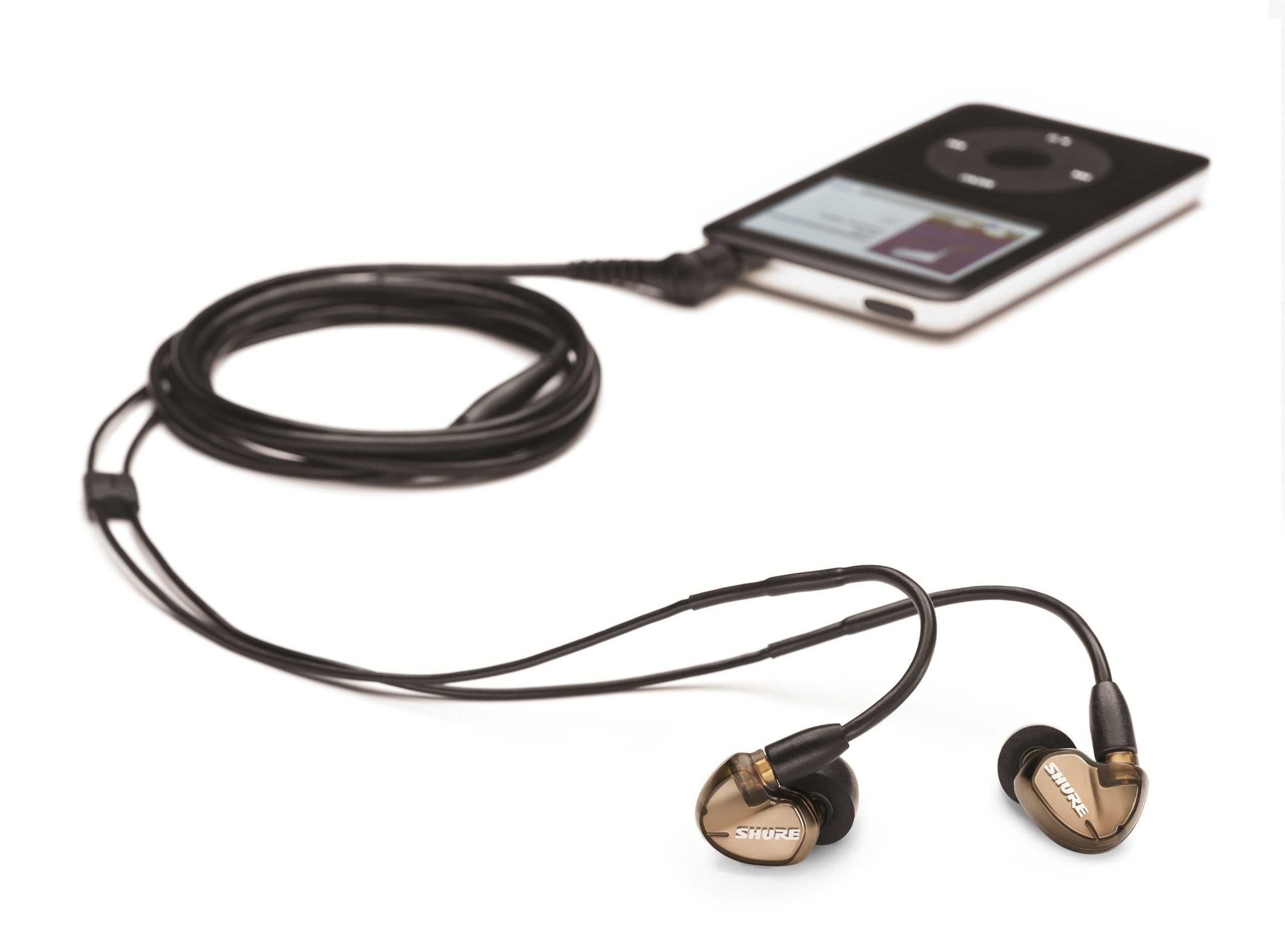 Shure SE535-V Wired Earphone with Mic (Metallic Bronze) : Amazon