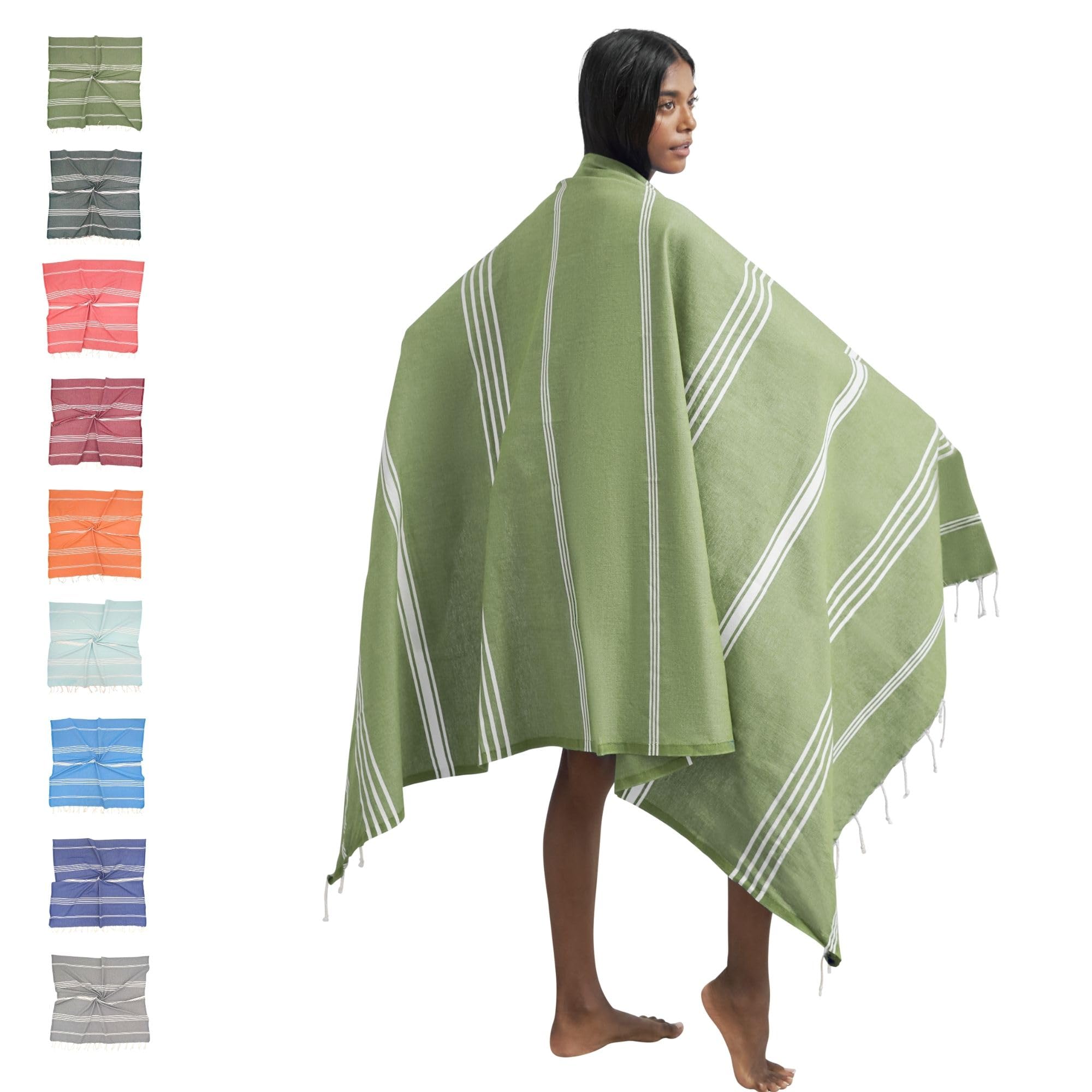 furora HOLIDAY Telo Mare Cotone - Grande 200x100 cm - Ultra Leggero - Asciugatura Rapida | Asciugamano Mare Donna e Uomo: Facile da Pulir - multifunzionale per Spiaggia, Piscina, Viaggio, Outdoor