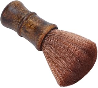 Escova de pescoço para salão de beleza, madeira composta, fácil de segurar sem irritar a pele, não é fácil de escorregar e descolar a escova de pescoço para a vida toda para loja de estúdio para casa