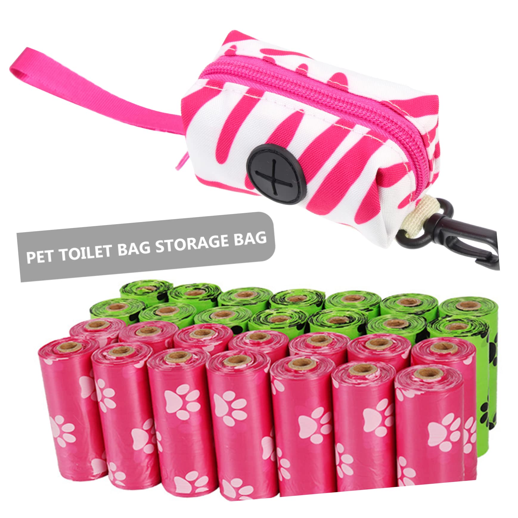 Sosoport 5 Uds Bolsa Para Excrementos De Perro Bolsa De Almacenamiento Bolsa Para Excrementos De Perro Para Correa Contenedor De Bolsa Para Excrementos Bolsa De Basura Para Perros Soporte