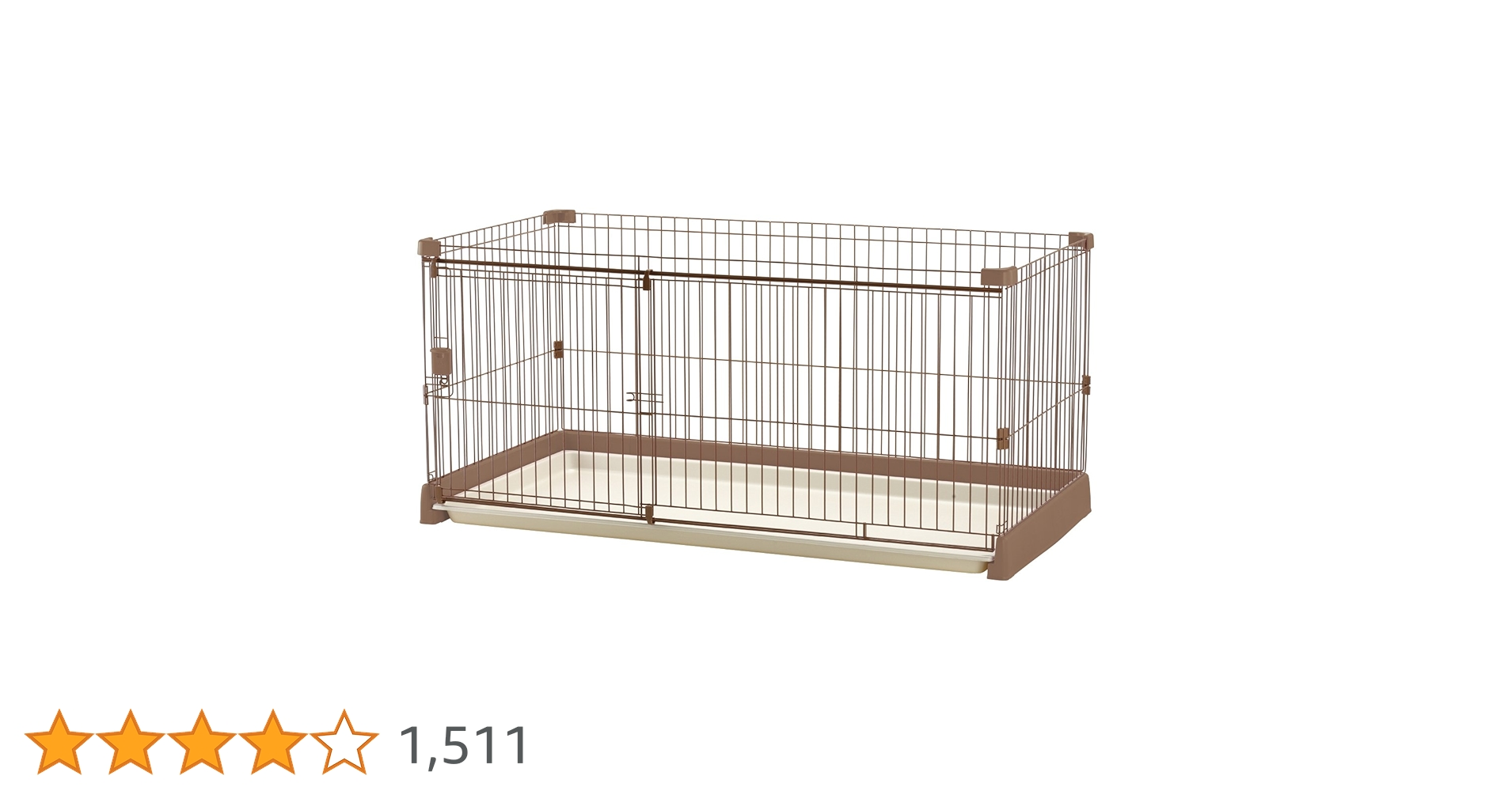 Amazon | リッチェル ペット用 お掃除簡単サークル 150cm x 80cm