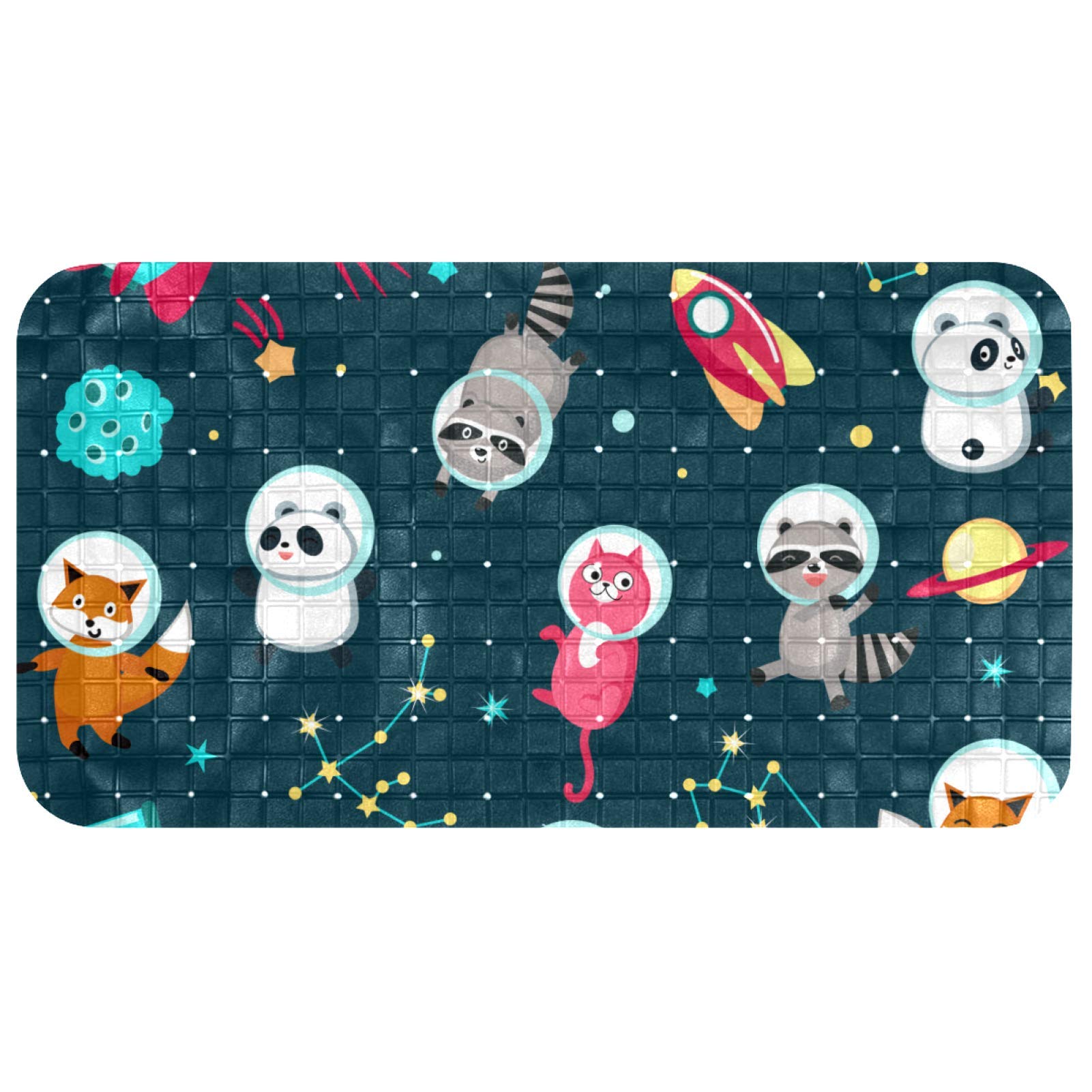 Alfombrilla de baño infantil Bennigiry con dibujos animados para una ducha divertida y segura