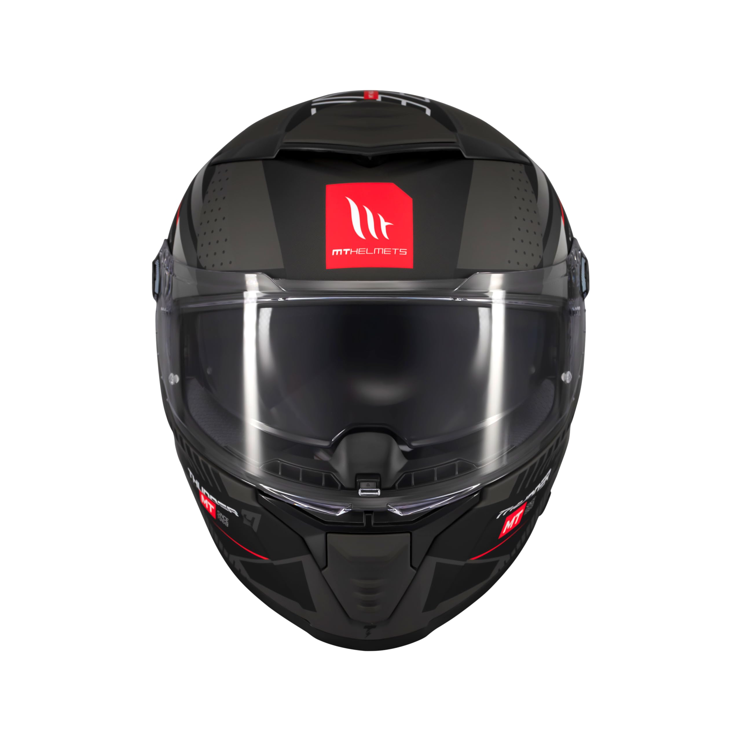 MT Helmets Thunder 4 SV – Casco Moto Integral con Visor Solar Full Vision, Pantalla Antivaho Compatible con Pinlock, Interior Lavable y Calota HIRP | Homologado ECE 22.06 & Dot
