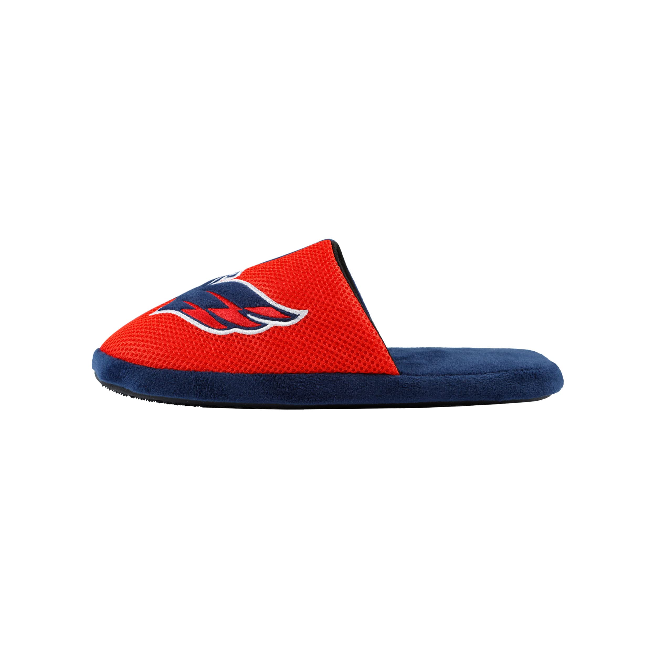FOCO Washington Capitals NHL Mens Team Logo Staycation Slipper - M