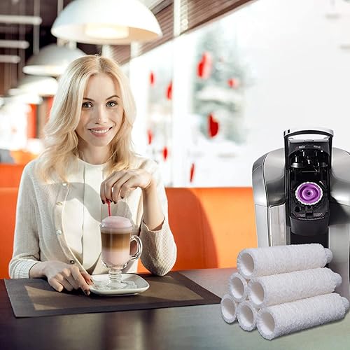 Miniatura 6 de Filtros de café de papel desechables de 200 unidades, filtro de café compatible con cafeteras Keurig de una sola porción 1.0 y 2.0, se adapta a