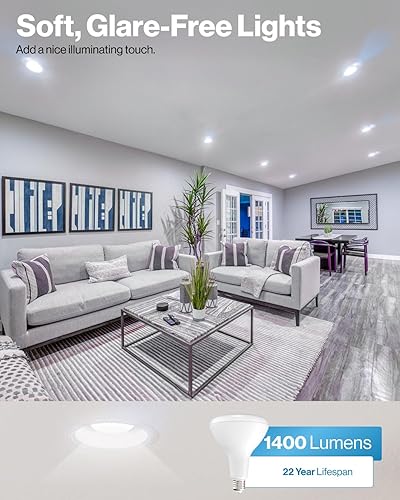 Miniatura 2 de Sunco - Paquete de 16 bombillas LED BR40, luces de inundación para interiores, bombilla empotrada, 1400 LM, 17 W (equivalente a 100 W), 2700 K