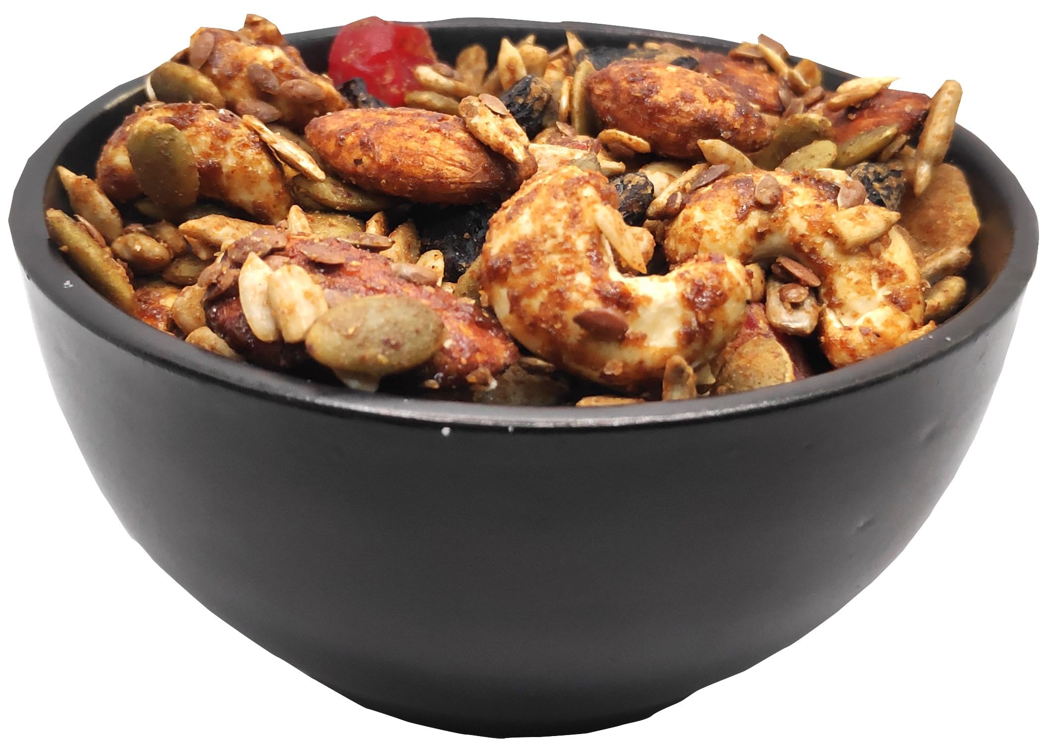Popcorn Fusion Bhai Dooj Gift Khatta Meetha Trail Mix Potli 100gms with Bhai Dooj Silk Thread, Roli, Chawal, Chandan, Mishri in a Special Pack 3