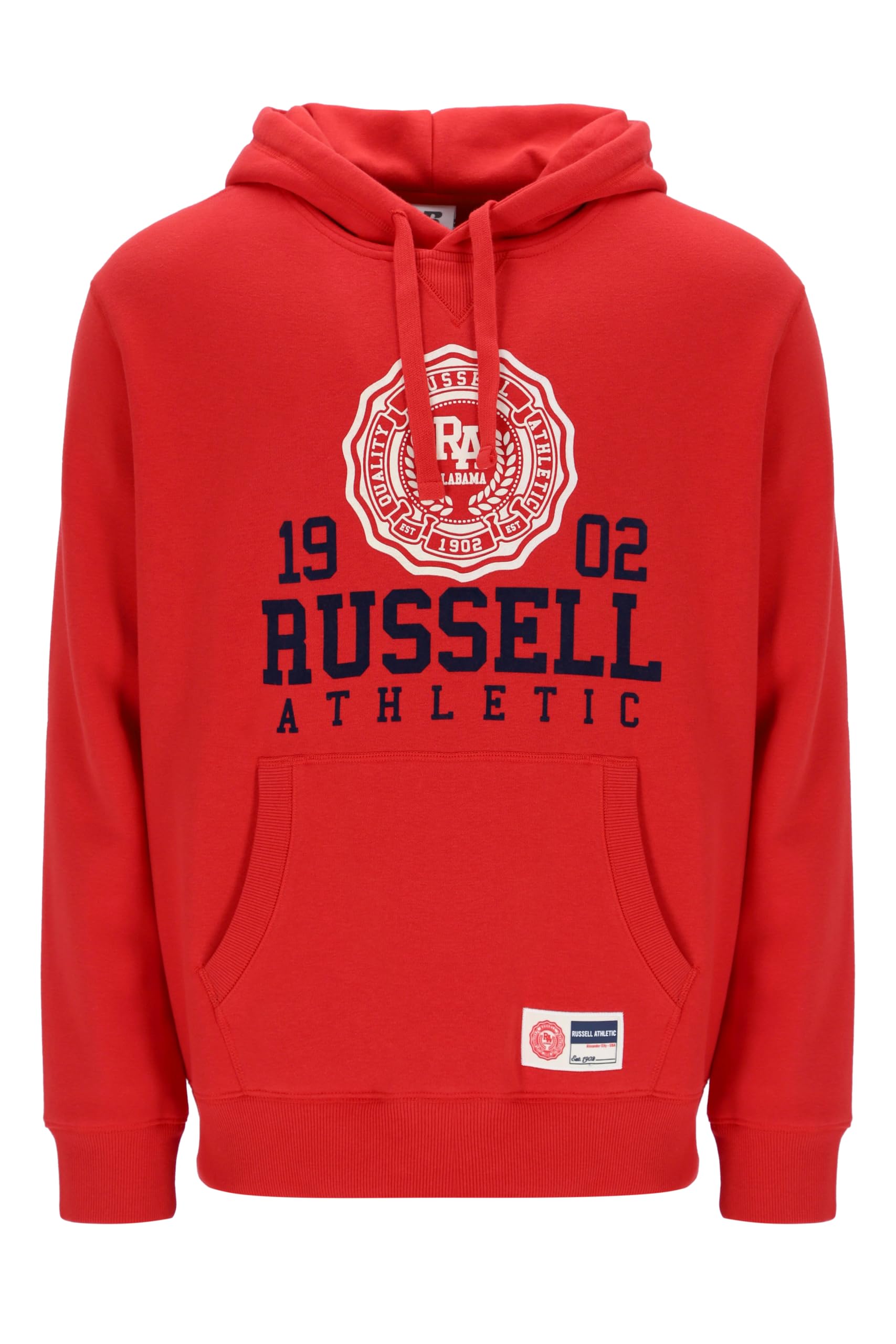 Russell Athletic A30392-ML-411 ATH 1902-PULL OVER HOODY Sweatshirt Men's MOLTEN LAVA Size L