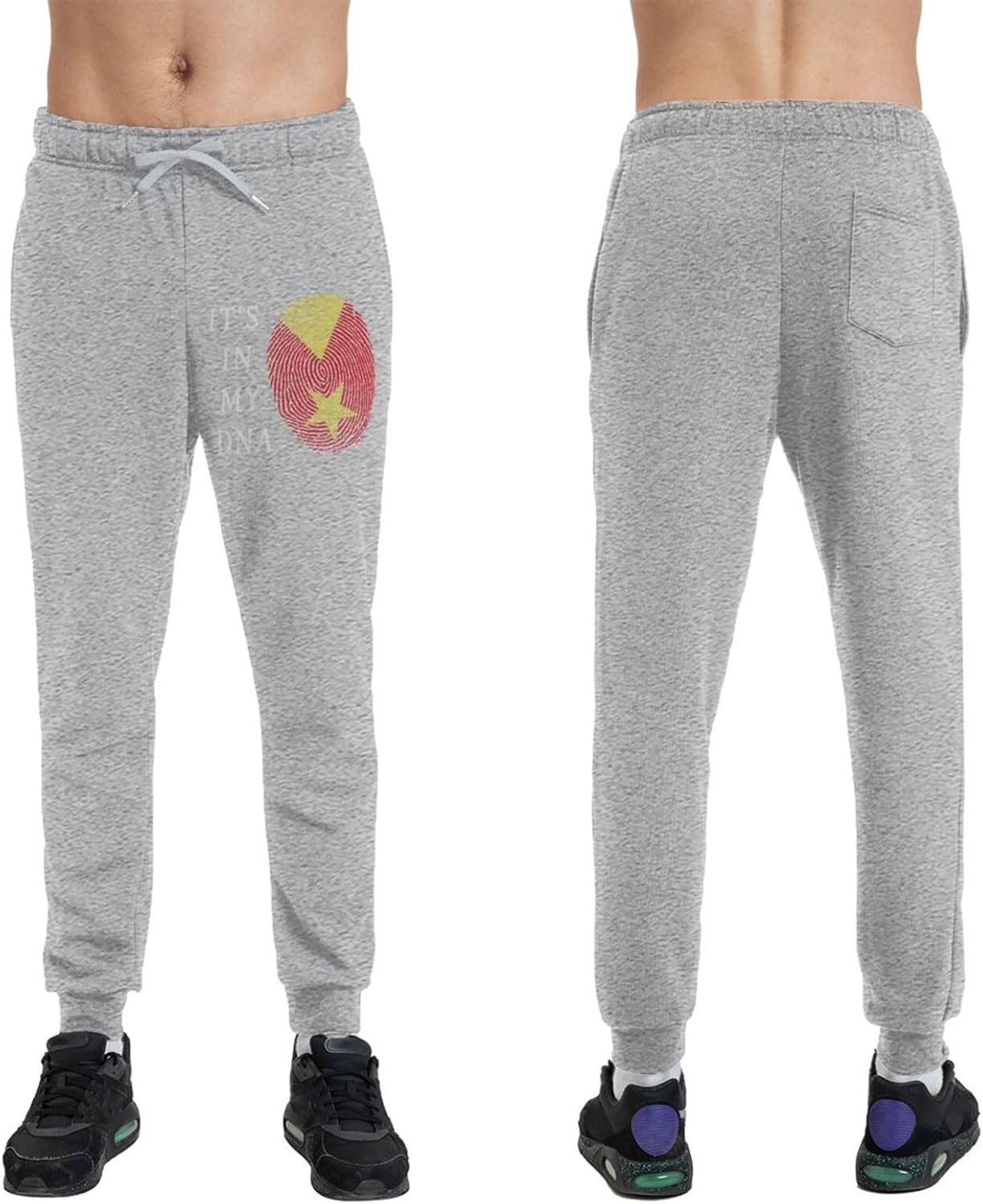 It's in My DNA Tigray Men's Long Pants Lightweight Quick Dry Gym Sports Pants