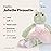Bearington Collection Ballerina Themed Stuffed Animal - Ballet Doll - Dance Recital Gifts for Girls - Frog Pirouette - 14