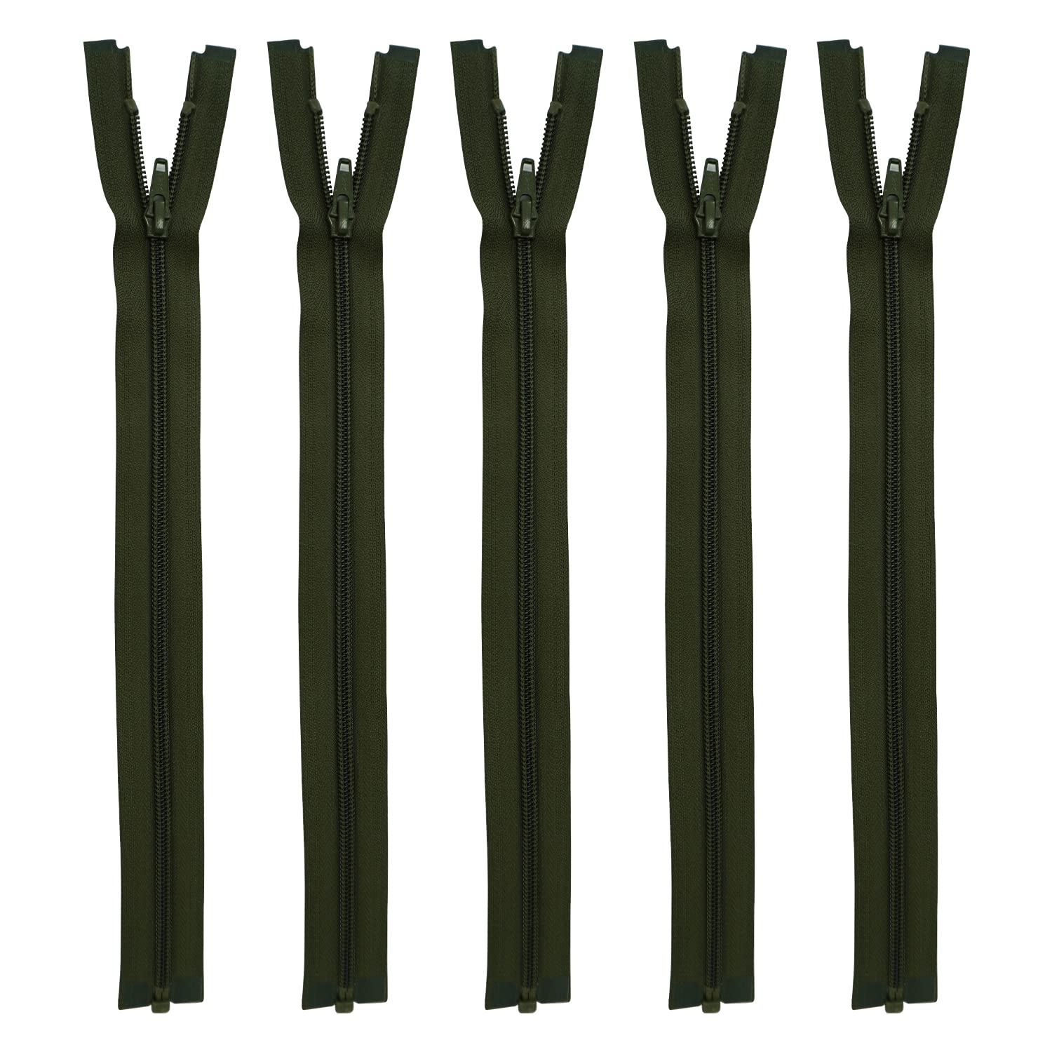 YKK Cerniera rossa in nylon aperto, peso medio, per borse, abiti, artigianato, gonne da cucito fai da te, bagagli, pantaloni, 56 cm, 1 pezzo