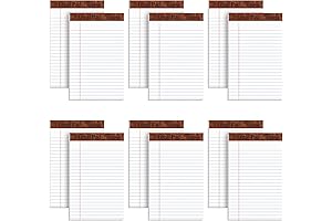 TOPS 5 x 8 Legal Pads - Narrow Ruled, White, Made in the USA