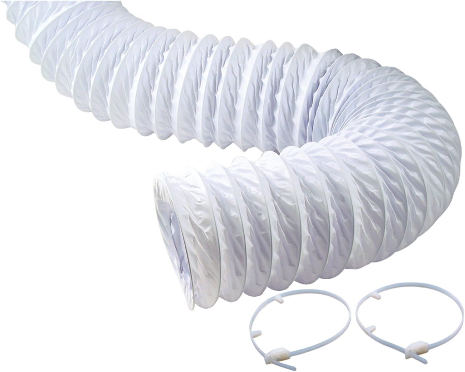 1307 VINYL VENT DUCT KIT (4 In × 5 Ft)