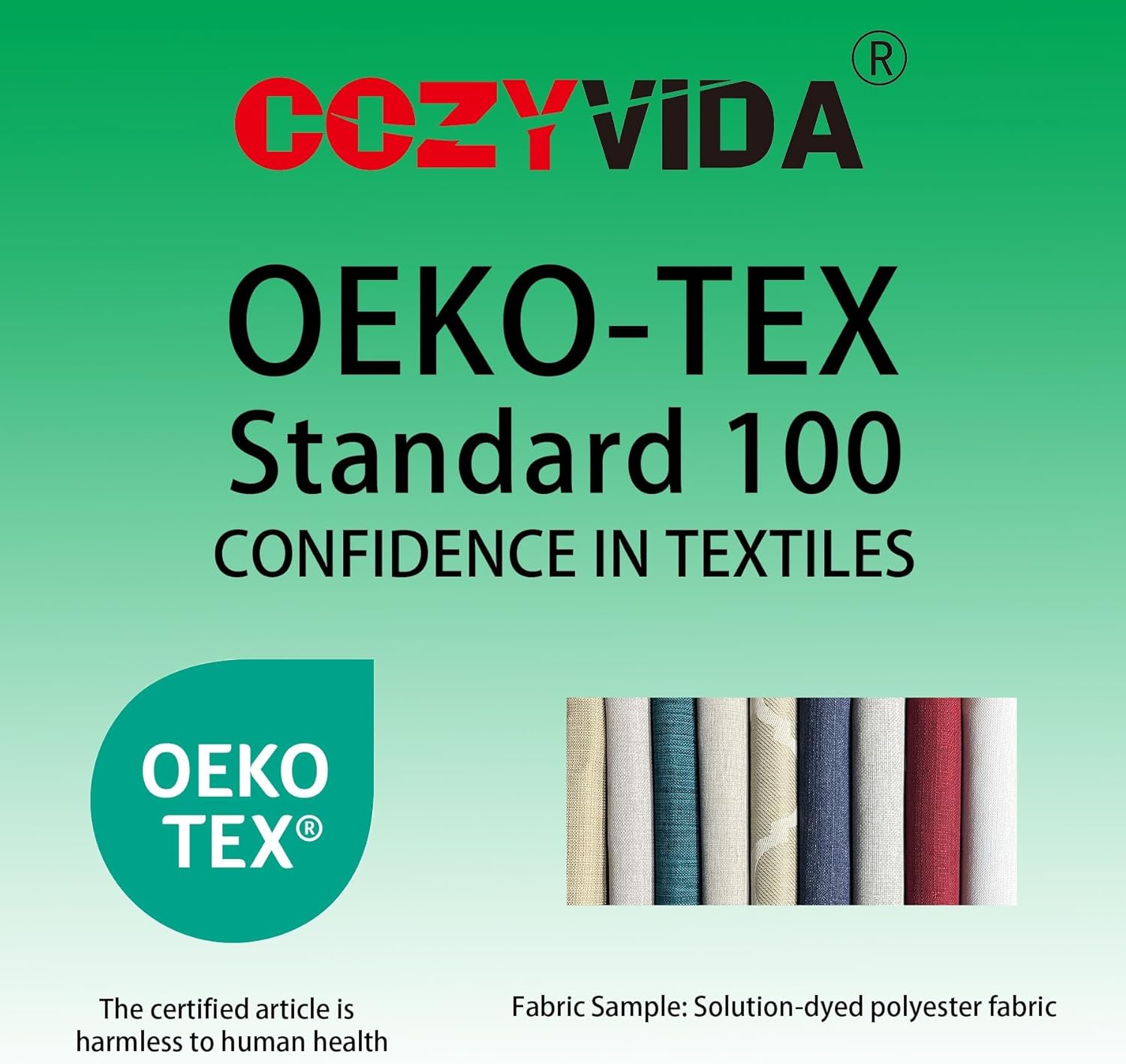 COZYVIDA Outdoor Deep Seat Cushion Set of 2,23.5" x 25"x5.1" Patio Cushions Resilient Foam Filling, Water-Resistant Stain-Resistant UV-Resistant 1000+ Hrs, Weather Resistant,YKK Zippers,Chili