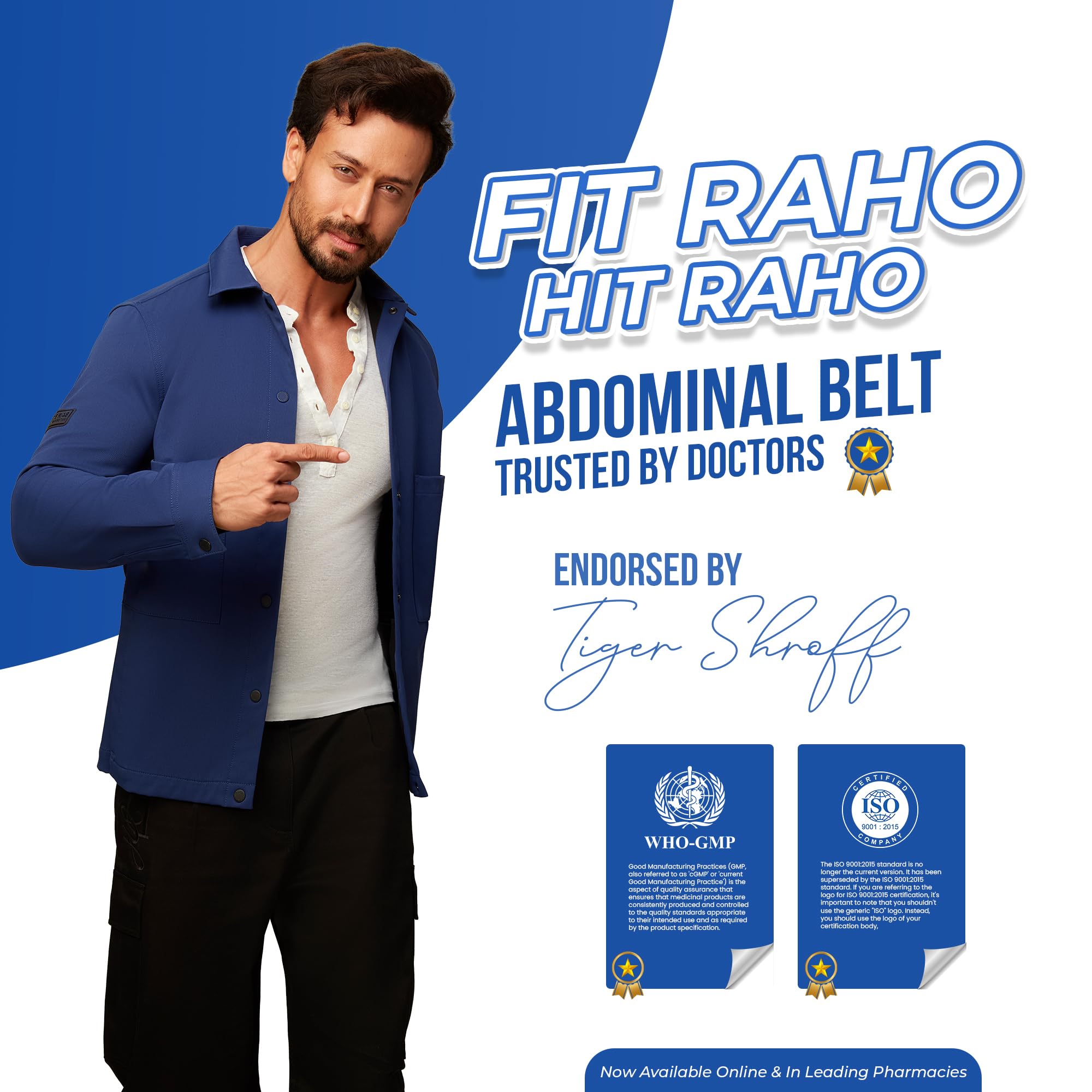 Leeford Ortho Abdominal Belt | Abdominal Binder for Recovery & Support | Post-Surgery Belt for Back & Waist Pain Relief | Breathable & Lightweight Size- L - Image 8 thumbnail
