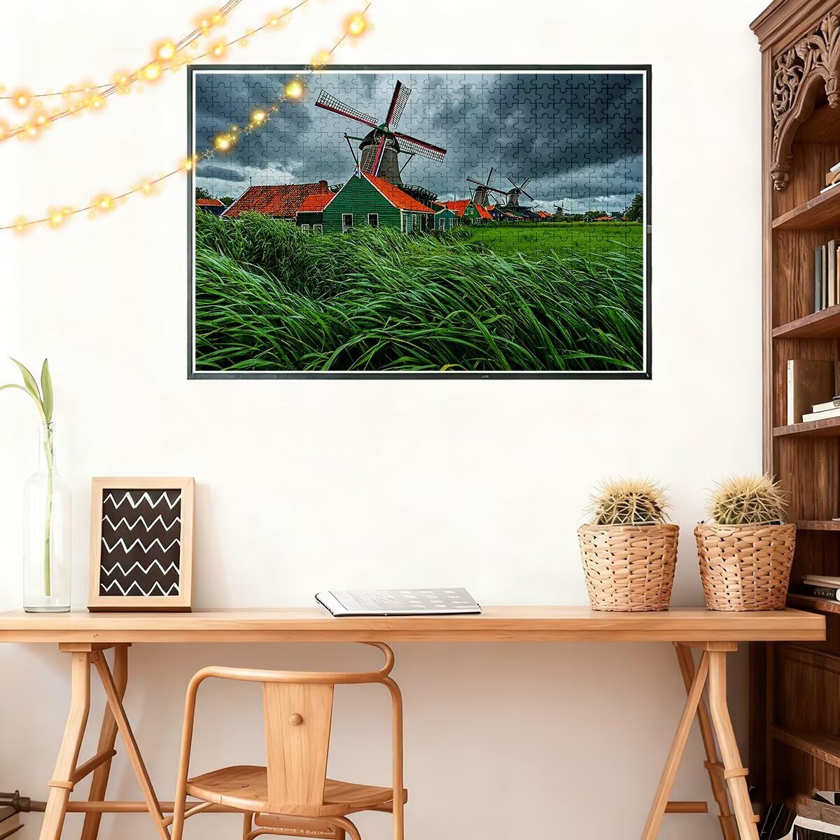 Puzzle 3000 sztuk krajobraz DIY Puzzle dla dorosłych 122 x 81 cm zestaw roślin wysokiej jakości z dodatkowymi zabawnymi wyzwaniami, kreatywna rozrywka klasyczne zabawne wyzwania na prezent wystrój A