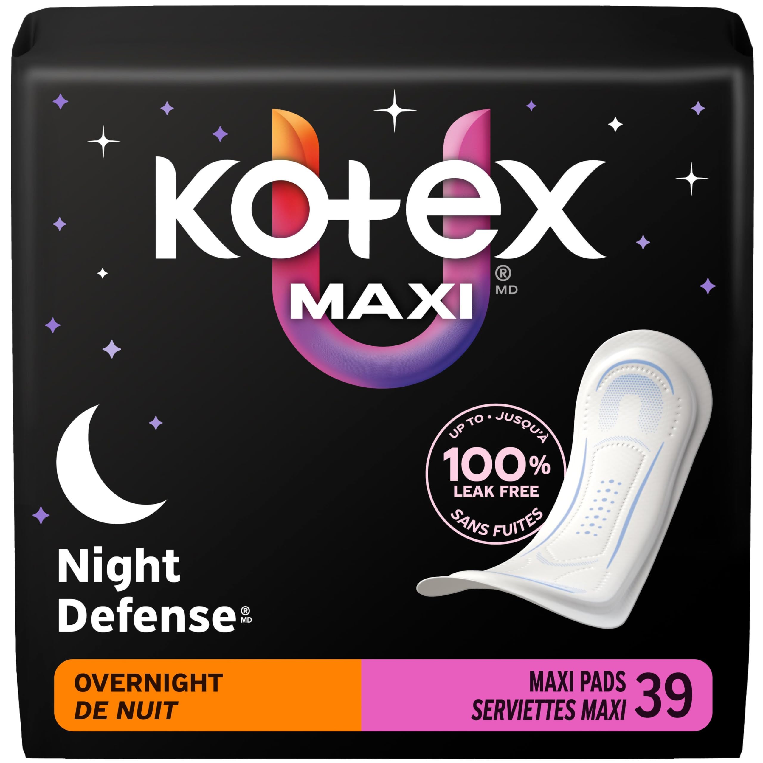 Core Maxi Non-Winged Overnight Pads 39CT - 2
