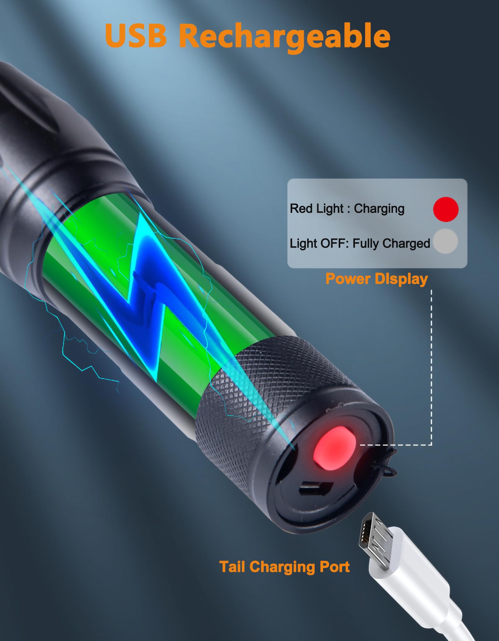 Color Led Flashlight Snapklik.com : WINDFIRE Multicolor Flashlights Rechargeable, 4 Color In ...