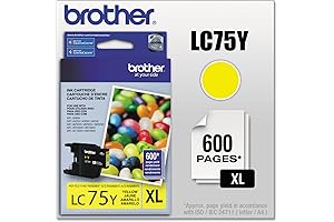 Brother TX7511 LC75Y High Yield Yellow Ink Cartridge