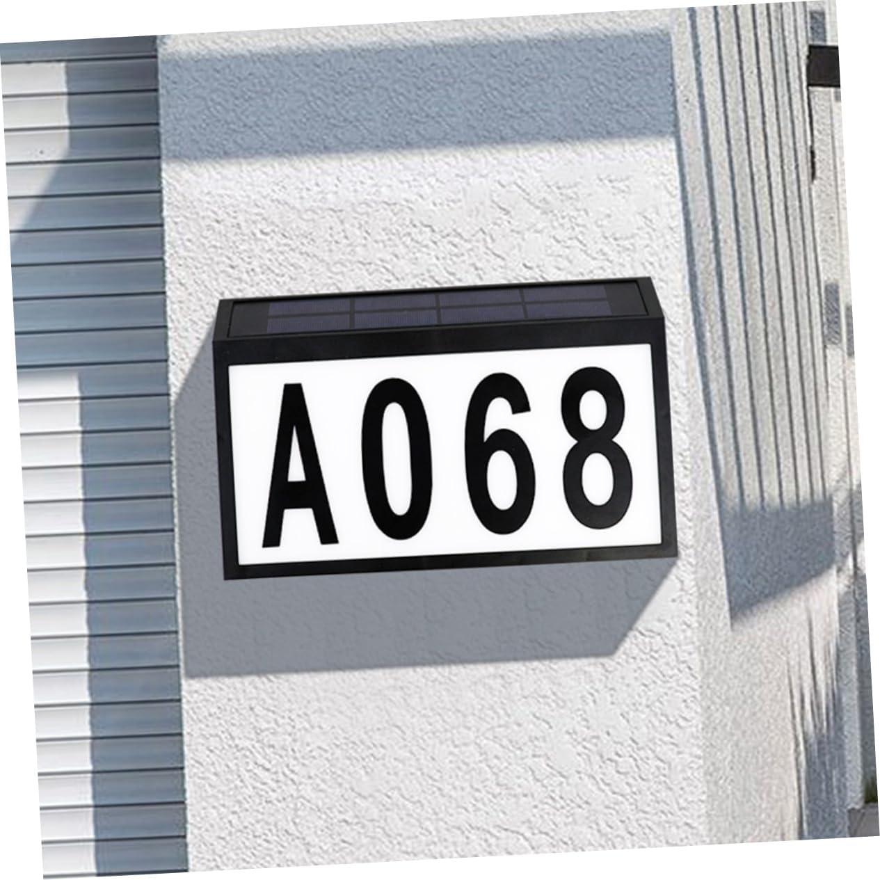 1set Solar Powered Address Sign Led Number Plaque for Outdoor Use Weather-resistant Solar Wall Light for Garden Porch Pathway Display