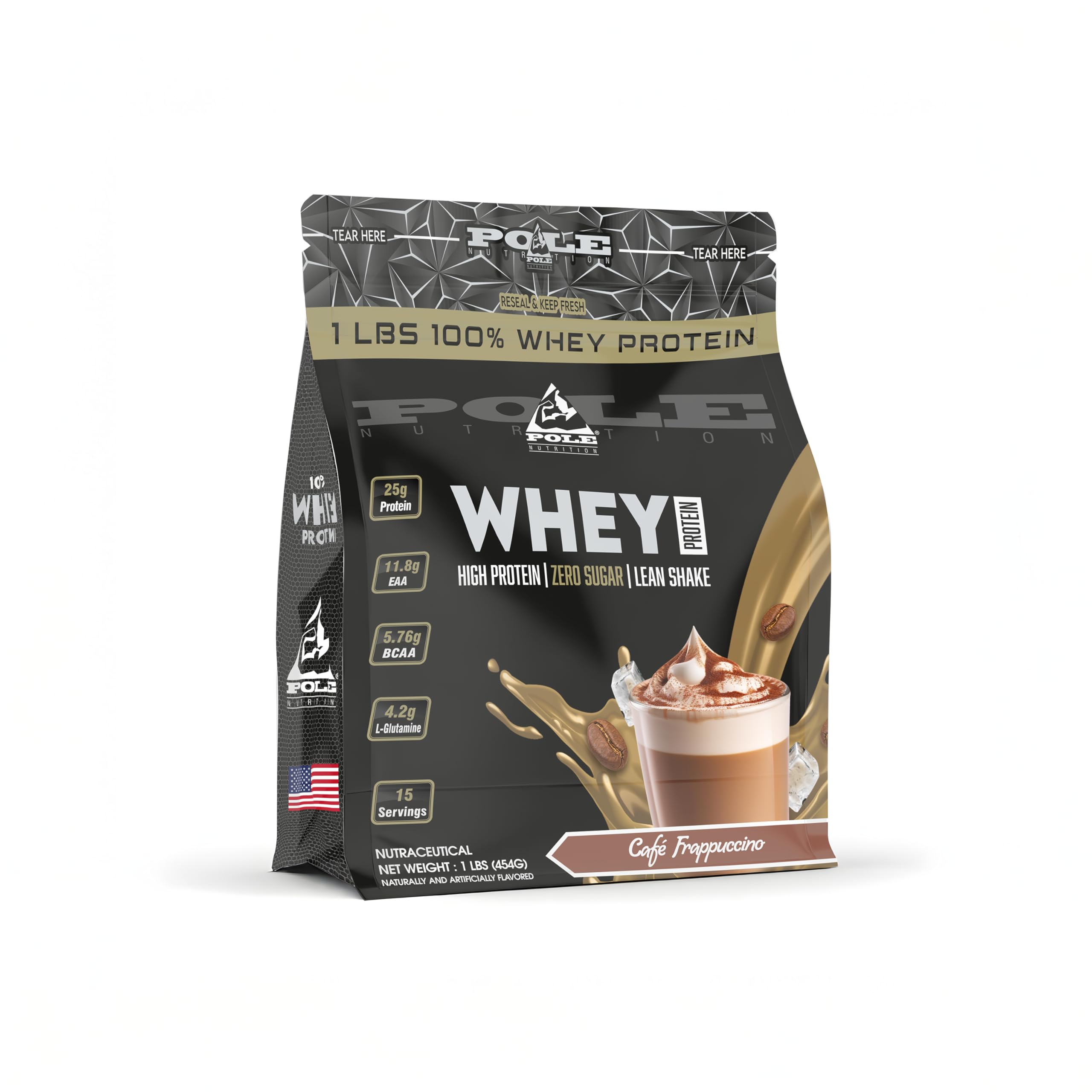 Pole Nutrition Whey Protein | 4 Lbs (1.81 kg) | High Protein, Zero Sugar Lean Muscle Shake | Fast Recovery & Muscle Growth (4 lbs, AMERICAN BANANA SPLIT) — Amazon image 12