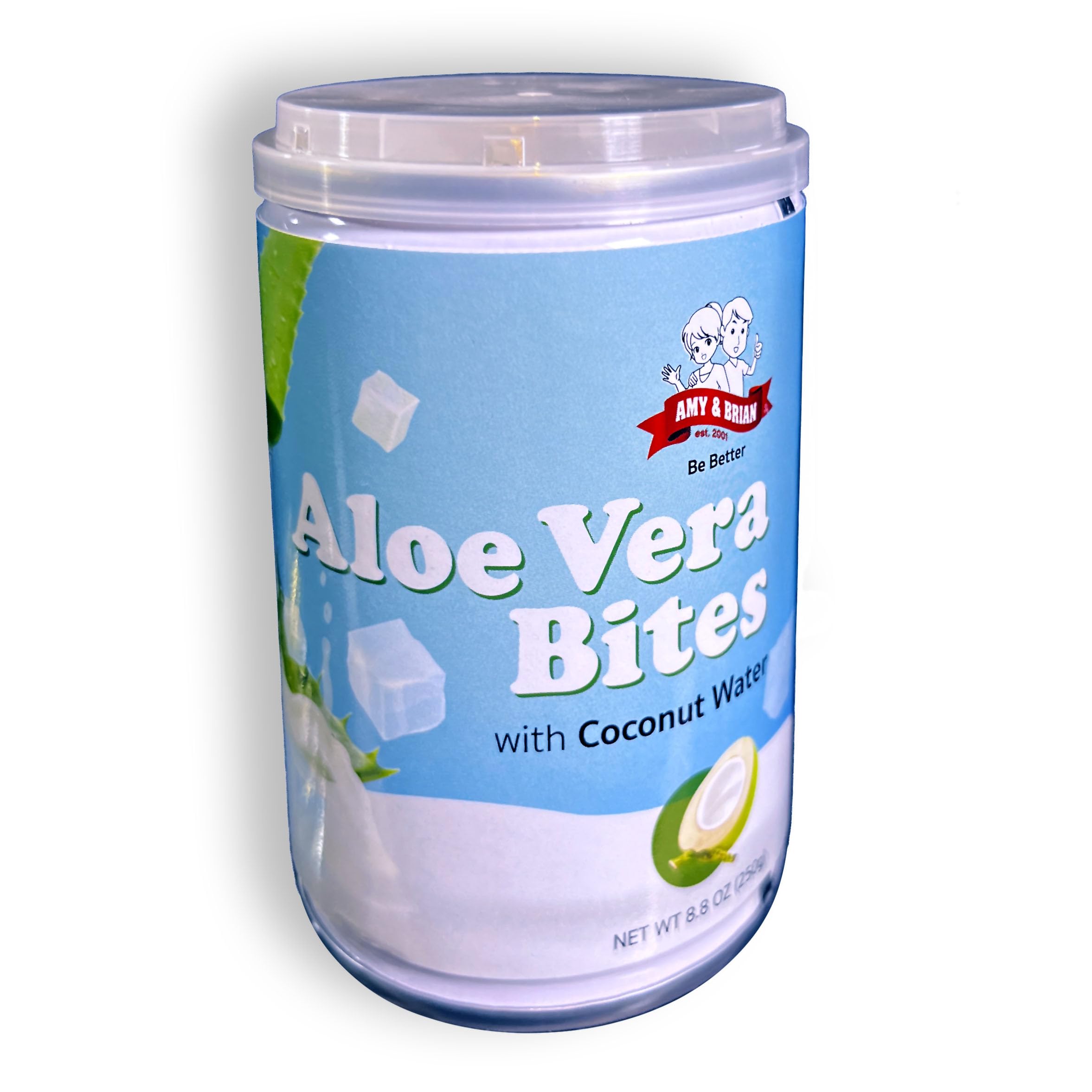 Amy & Brian Natural Aloe Vera Bites (250g, Coconut)