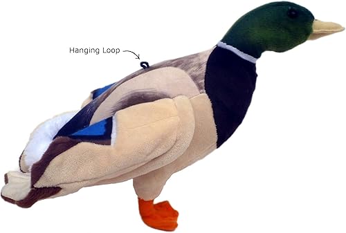 Miniatura 3 de Adore Drake Mallard Duck - Soporte de pared de peluche de 18 pulgadas