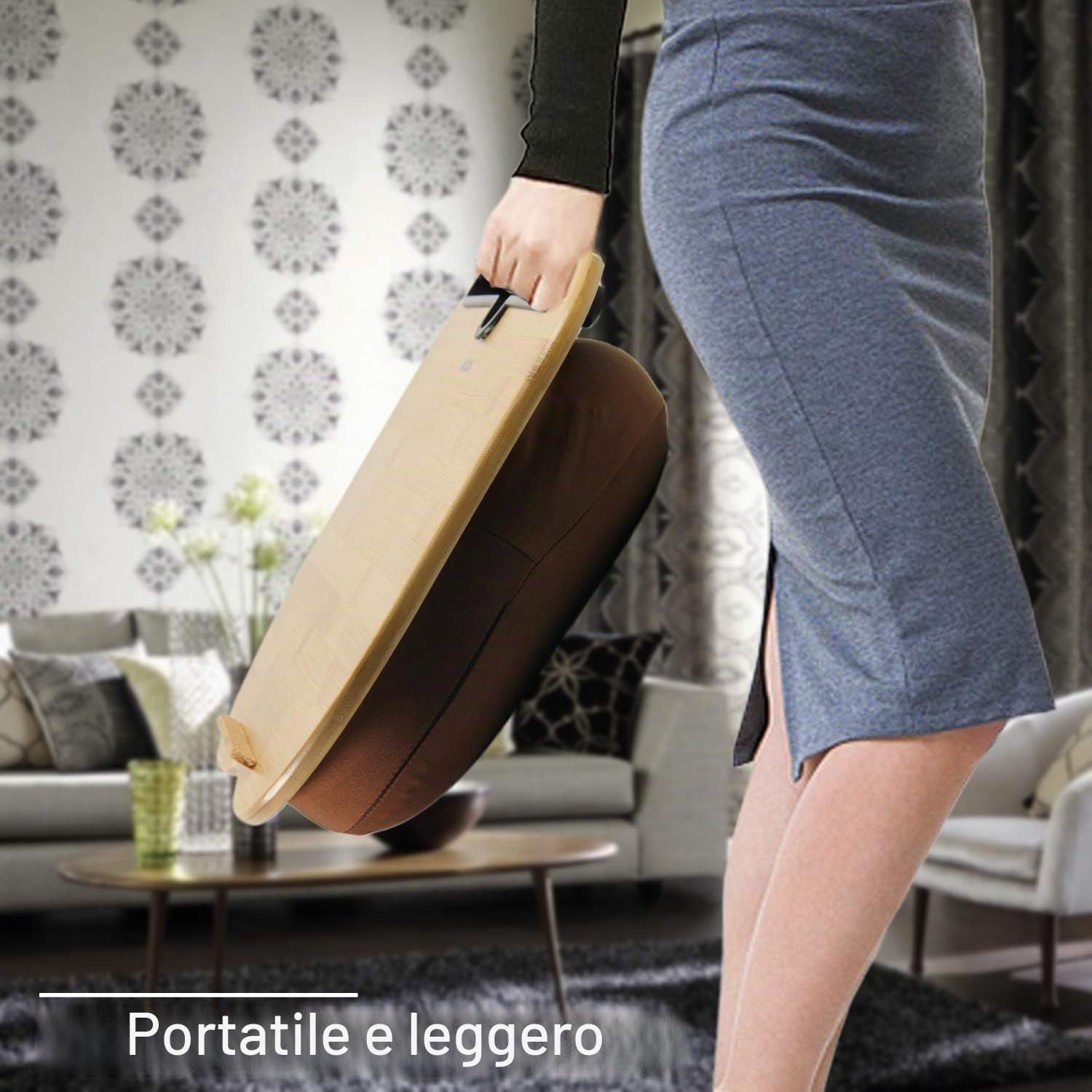 VLOXO Supporto per Laptop Portatile con Cuscino, Vassoio per Divano letto Multifunzionale Fessura Supporto per Tablet con Striscia Antiscivolo per dell'home office da utilizzare Laptop Fino a 14"