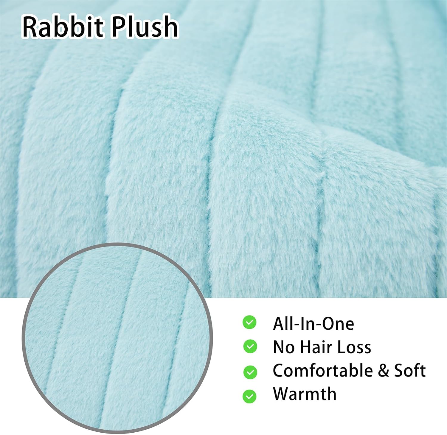 Plush Recliner Sofa Cover Recliner Slipcovers for Kids with Adjustable Elastic Straps Anti-Slip Soft Couch Covers for 1 Seater Armchair Protector (Blue)