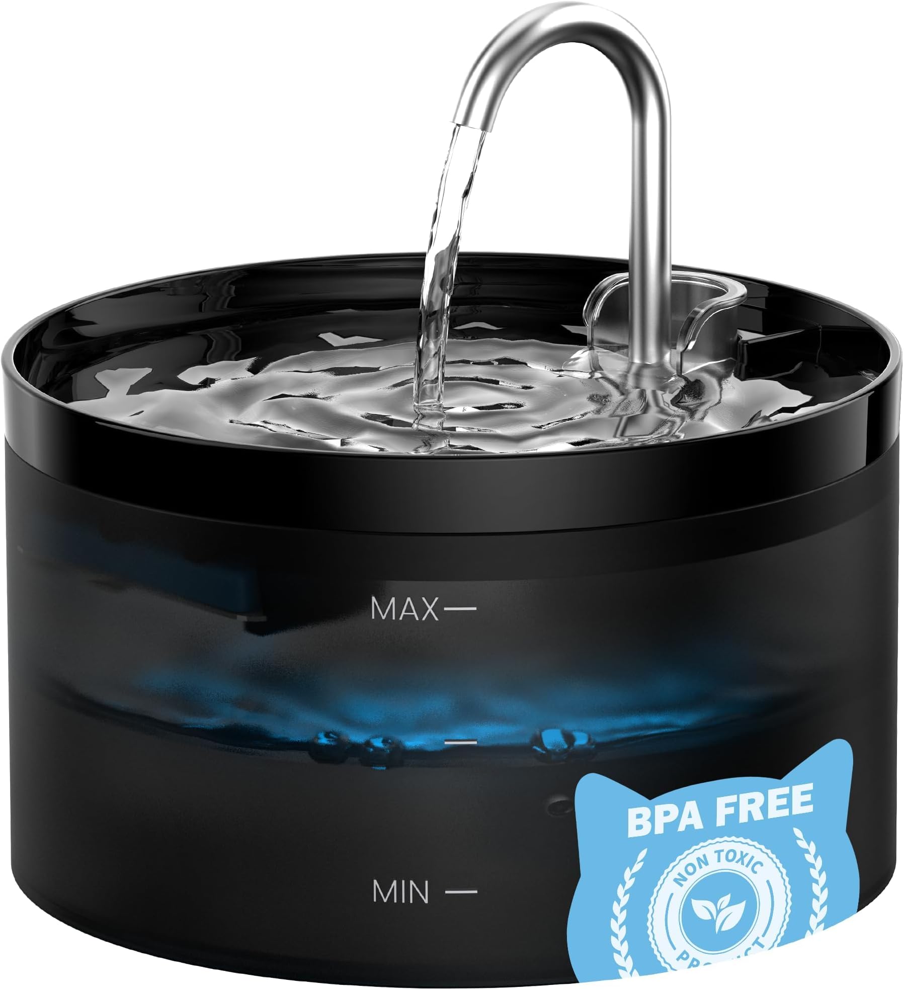 Cat Water Fountain for Drinking: GIOTOHUN 2L Super Silent Cat Fountain