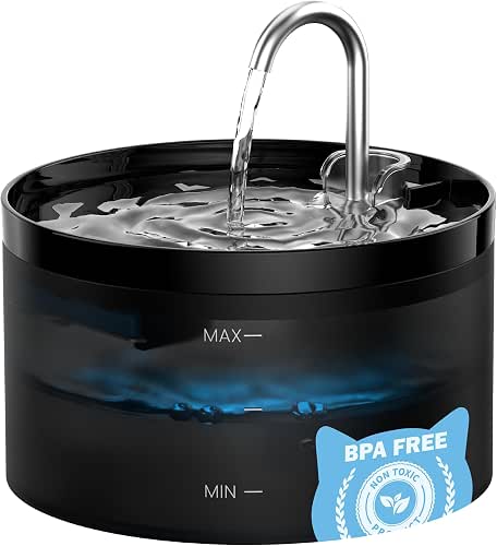 Cat Water Fountain: Dog Bowl Fountains - Automatic Pet Dispenser