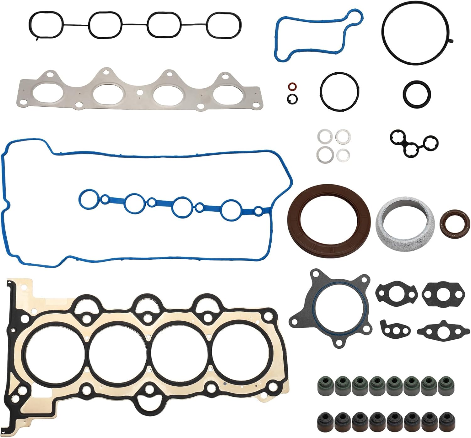 FGS1095 Cylinder Head Gasket Set Fit for Hyundai Accent/Veloster, for Kia Rio/Soul 2012 2013 2014 2015 2016, 1.6L/ 2.0L L4 DOHC