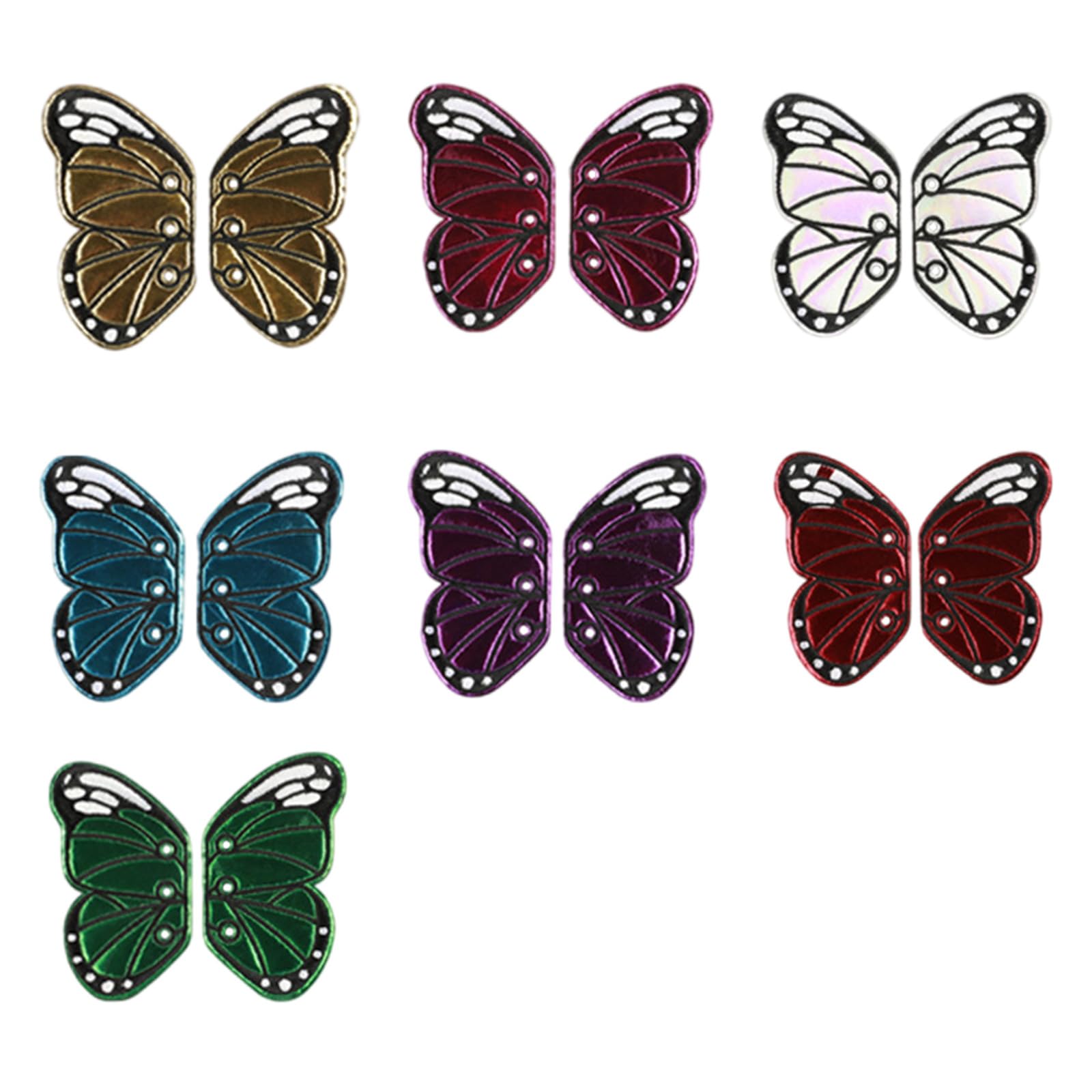 Écussons brodés aile de papillon à repasser ou à coudre pour customisation de vêtements
