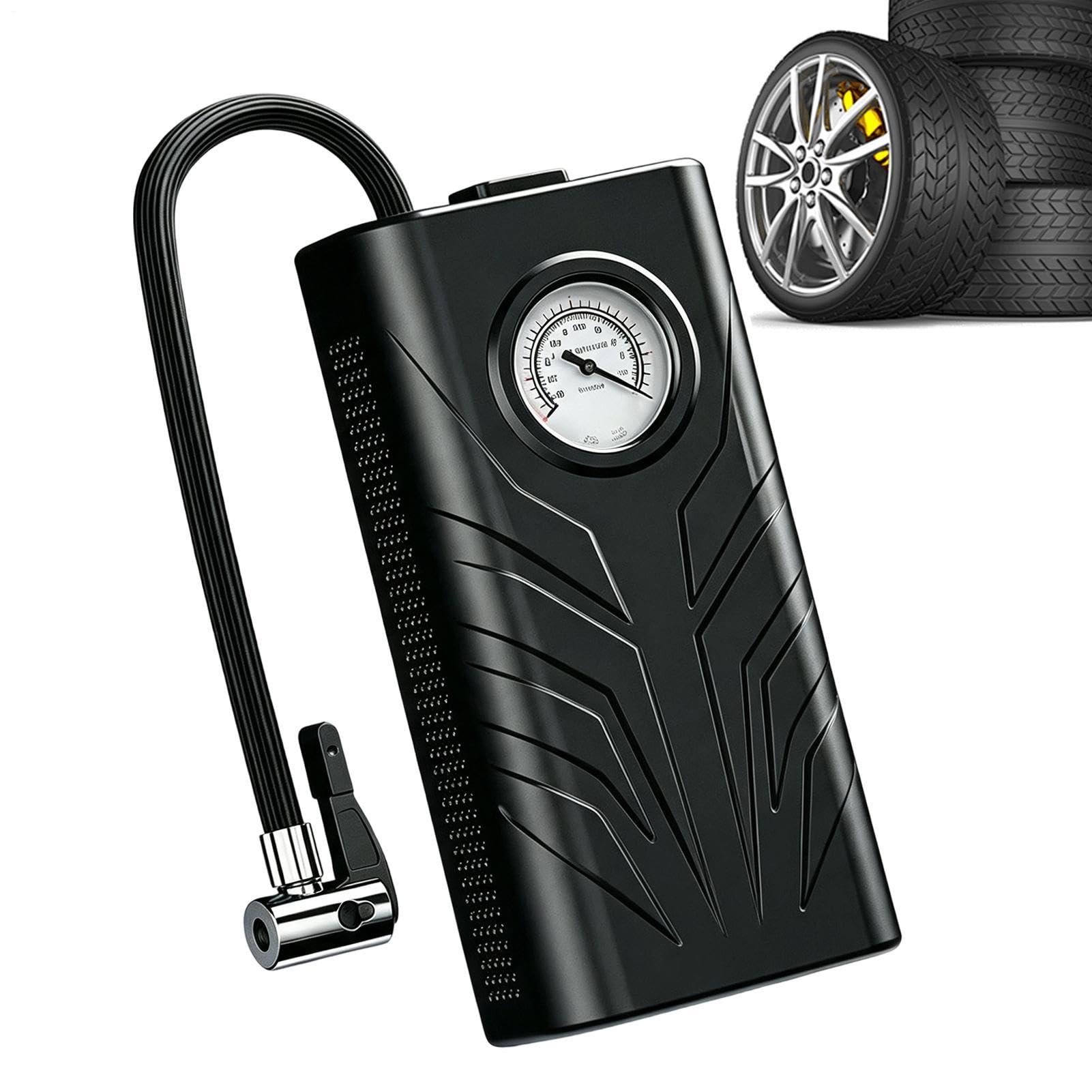 Gonfleur de pneu portable sans fil, silencieux, avec intelligent