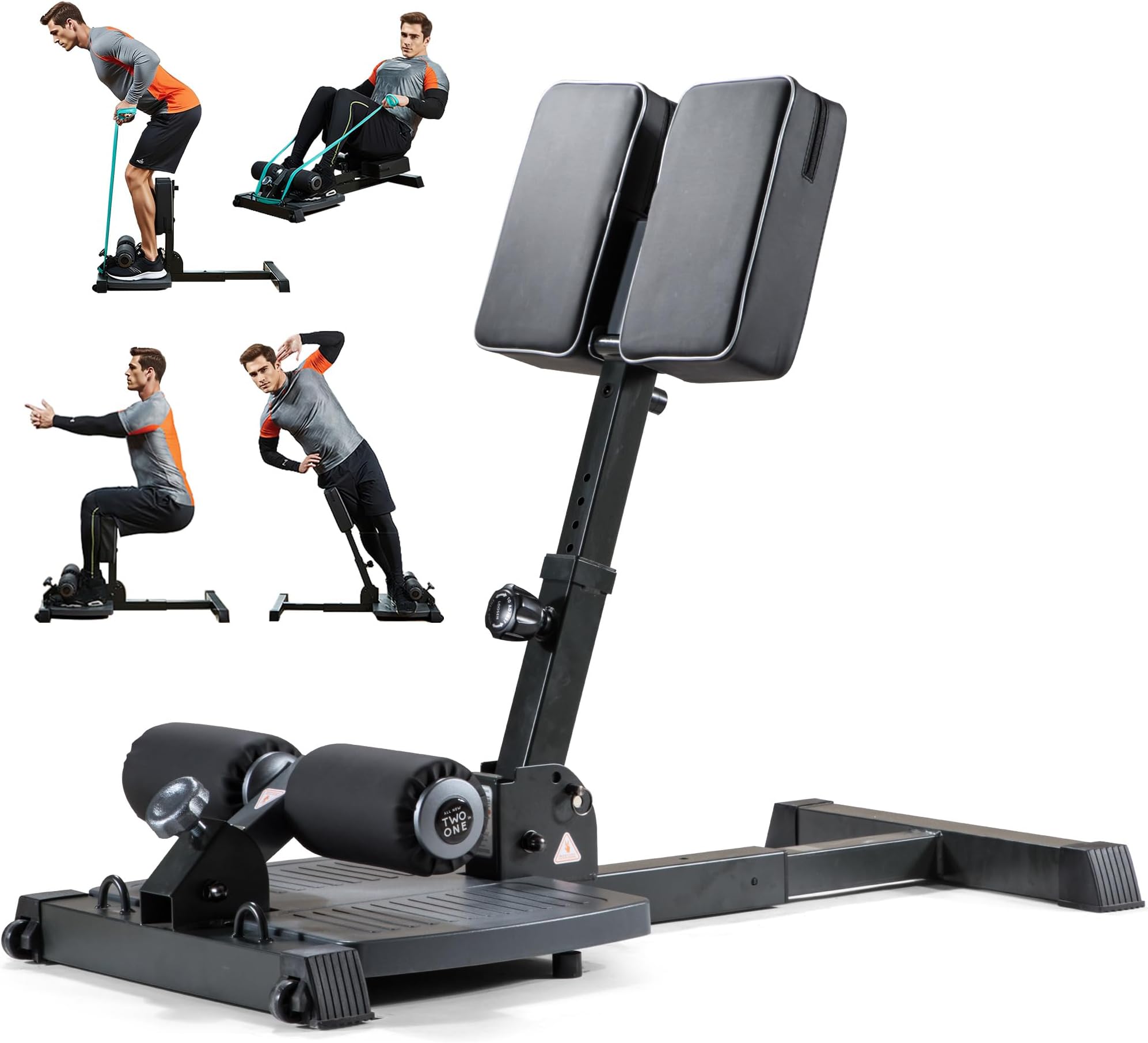 Deluxe Multi-Function Deep Sissy Squat Bench Home Gym Workout Station Leg Exercise Machine