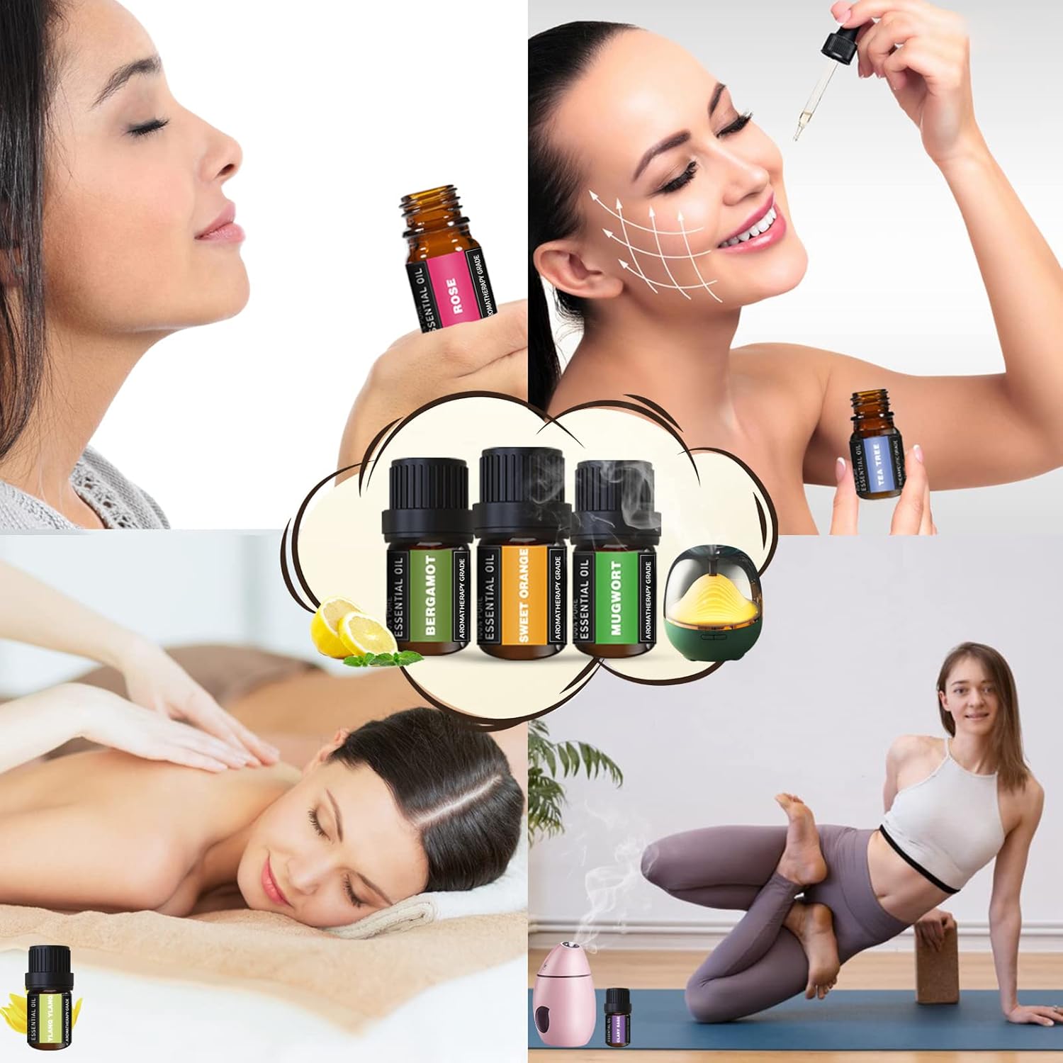 48 Bottles Essential Oil Set, Premium Scented Fragrance Oils for Soap, Candle Bath Bombs Making (5ml/0.17oz) : Health & Household