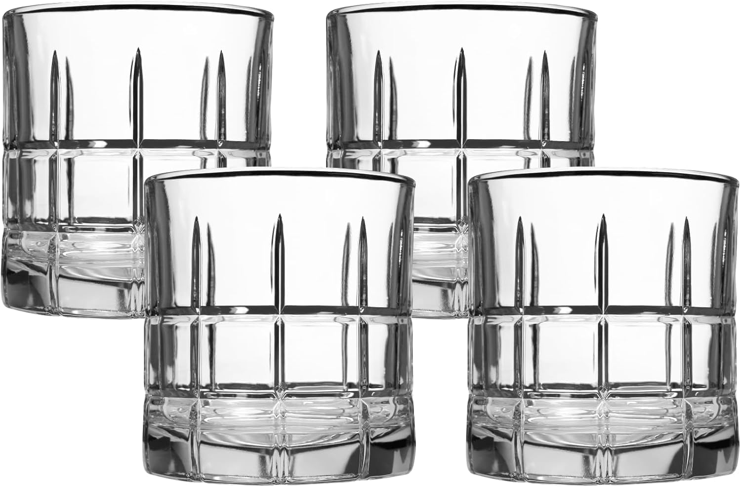Manchester Drinking Glasses (4-Pieces, 10.5-ounce, dishwasher safe)